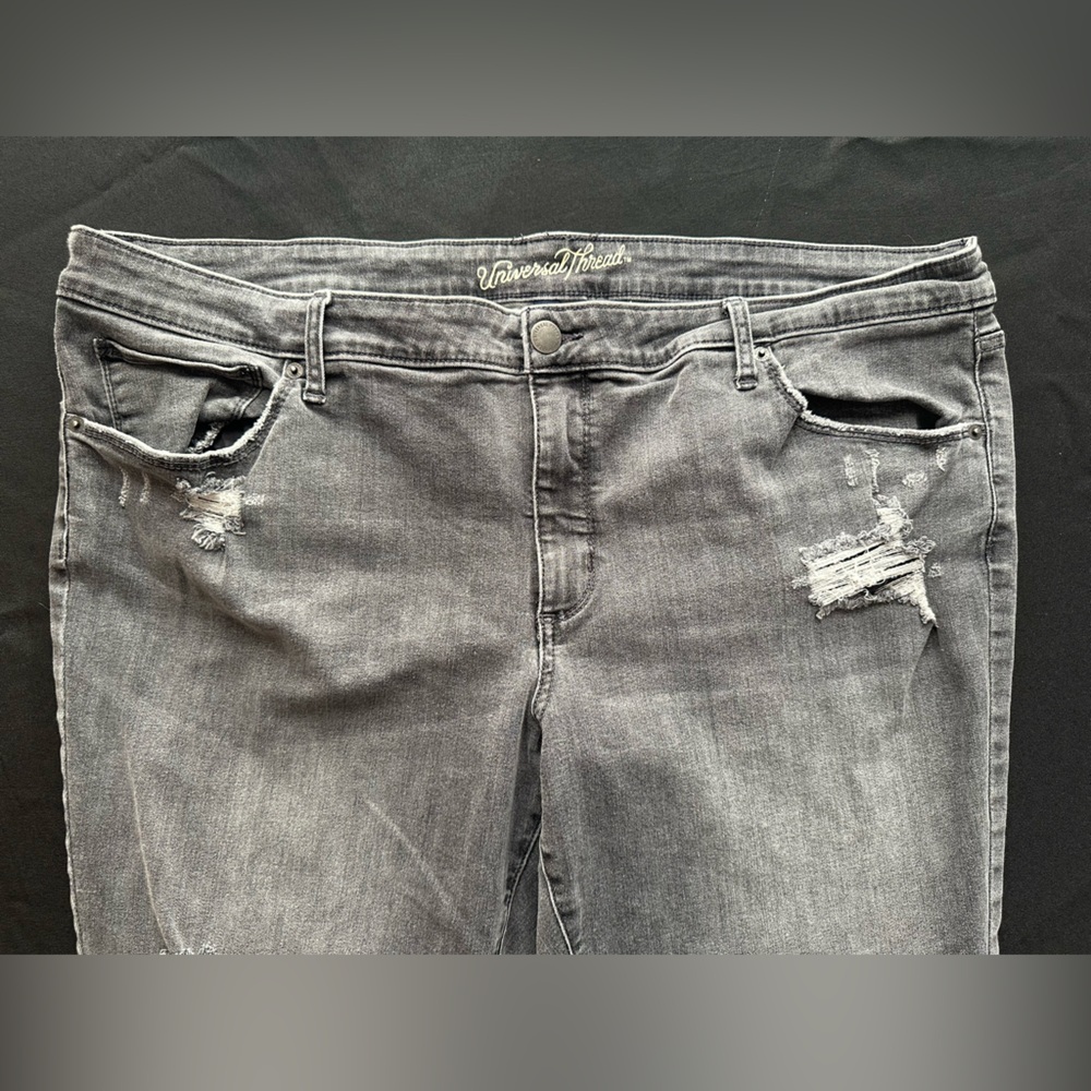 Universal Thread Black Washed Denim - image 2